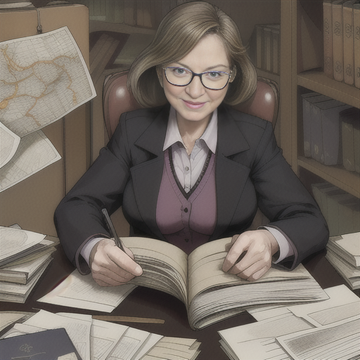 Cathy Fett, Genealogist cartoon avatar